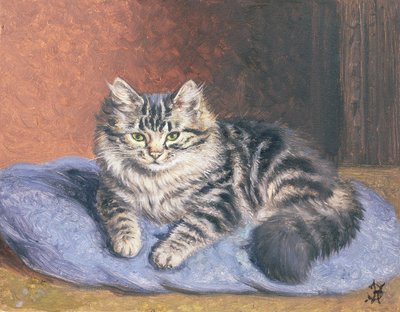 The Blue Cushion by Horatio Henry Couldery