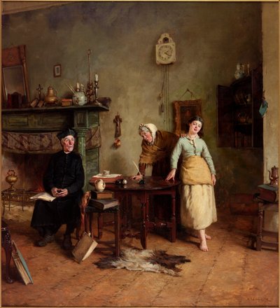 The Wayward Daughter, 1878 by Howard Helmick