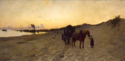 The Seaweed Gatherers, 1886 by Howard Russell Butler