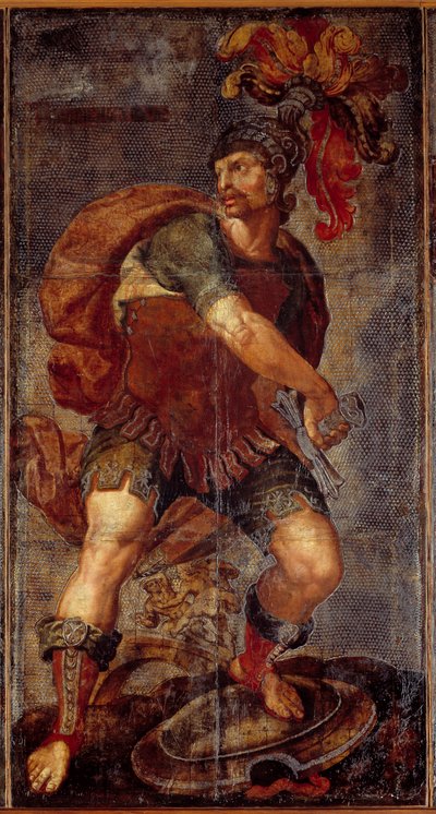 Tapestry of the Seven Leathers by Hubert (after) Goltzius