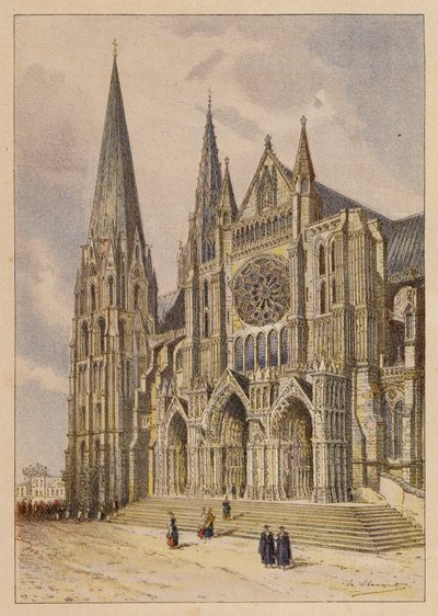 Notre-Dame De Chartres by Hubert Clerget