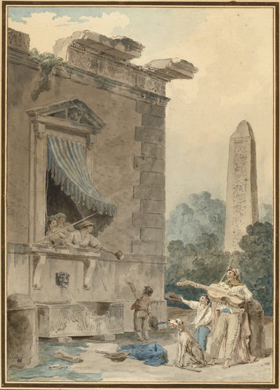 Charitable Ladies by Hubert Robert
