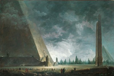 Egyptian Fantasy by Hubert Robert