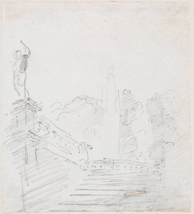 Monumental Stairway by Hubert Robert
