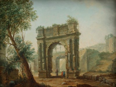 Ruined Landscape by Hubert Robert