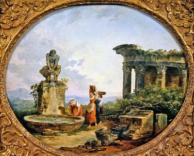 The Fountain by Hubert Robert