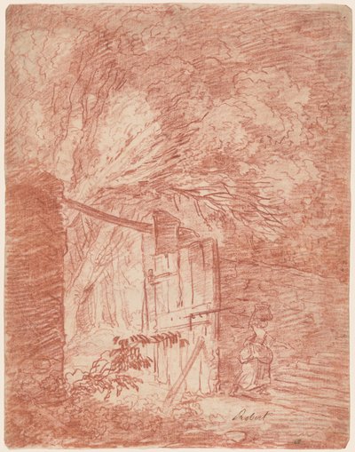 The Garden Gate by Hubert Robert