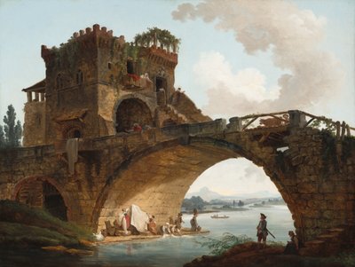 The Ponte Salario, c. 1775 by Hubert Robert