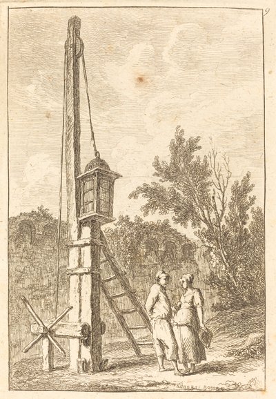 The Post by Hubert Robert