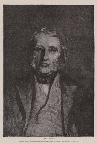 John Ruskin by Hubert von Herkomer