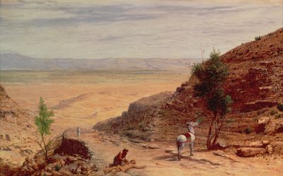 The Road Between Jerusalem and Jericho by Hubert von Herkomer