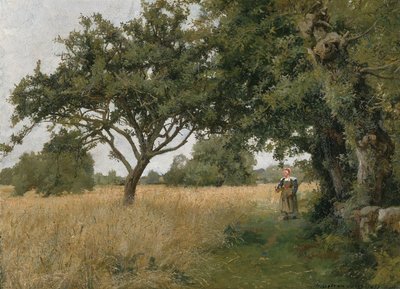Brittany Landscape, 1877 by Hugh Bolton Jones