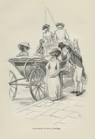 Introduced to Mrs Jennings by Hugh Thomson