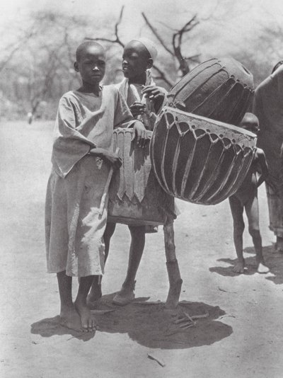 Africa: Aulad Hamid drums by Hugo Adolf Bernatzik