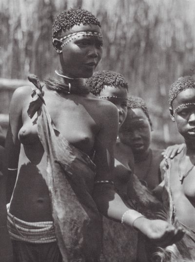 Africa: Shilluk girls by Hugo Adolf Bernatzik