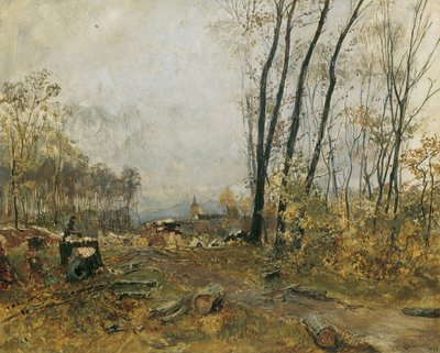 Au near Klosterneuburg by Hugo Charlemont