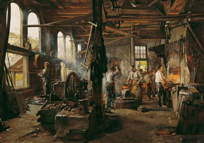 Interior of a Hammer Mill by Hugo Charlemont