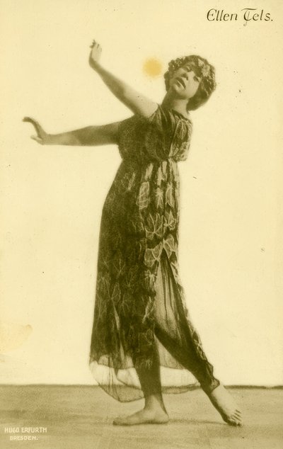 Ellen Tels / Photo Postcard by Hugo Erfurth
