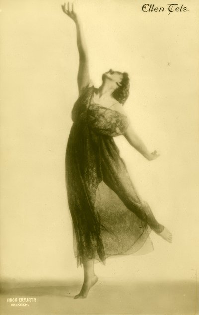 Ellen Tels / Photo Postcard by Hugo Erfurth