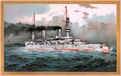 S.M. Battleship Kaiser Wilhelm II by Hugo Graf
