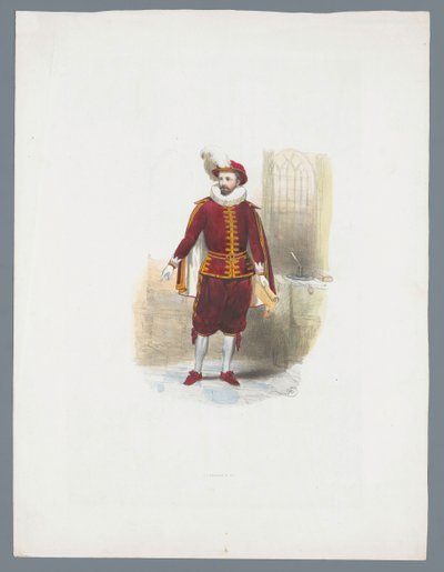 Man in Historical Costume by Huib van Hove Bz