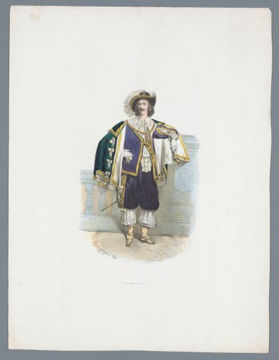 Man in Historical Costume by Huib van Hove Bz