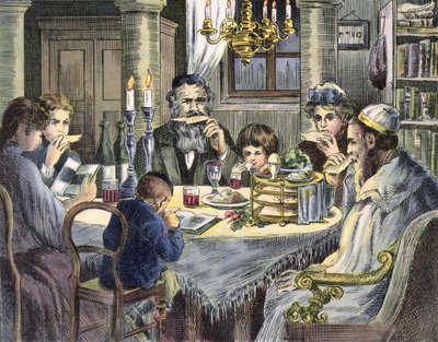 The Passover Meal by Hungarian School
