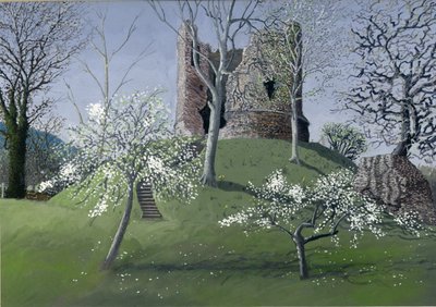 Longtown Castle, 1992 by Huw S. Parsons