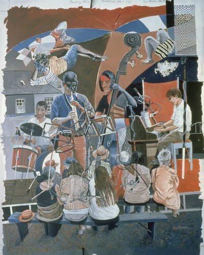 The Jazz Quartet, 1994 by Huw S. Parsons