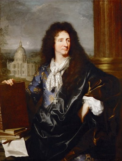 Portrait of Jules Hardouin-Mansart by Hyacinthe Francois Rigaud