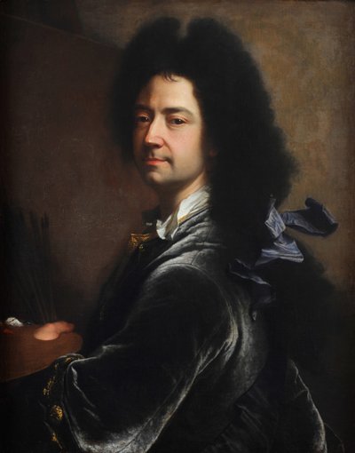 Self-Portrait by Hyacinthe Francois Rigaud