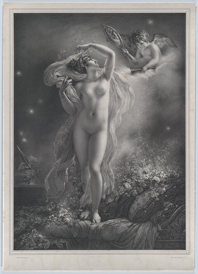 Danaë by Hyacinthe Louis Victor Jean Baptiste Aubry