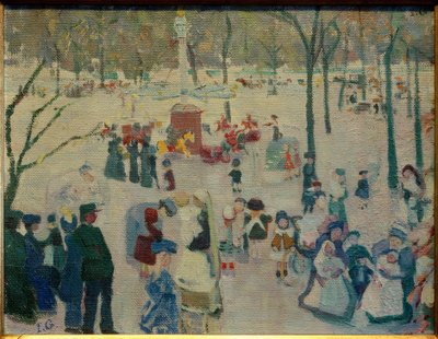 Playground in the Jardin du Luxembourg by Ida Gerhardi