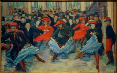 Dance Picture VIII (Can-Can Dancers at Bullier) by Ida Gerhardi