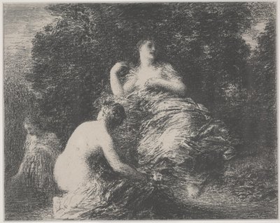 The Bathers by Ignace Henri Jean Fantin Latour