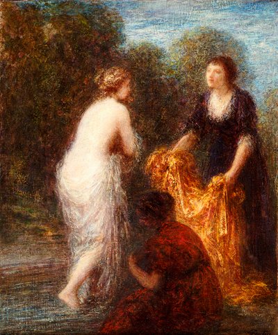 After the Bath by Ignace Henri Jean Fantin Latour