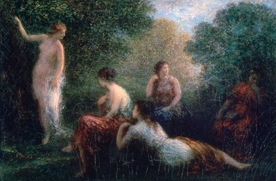 Arcadia, Woman Bathing by Ignace Henri Jean Fantin Latour