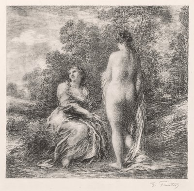 Bathers by Ignace Henri Jean Fantin Latour
