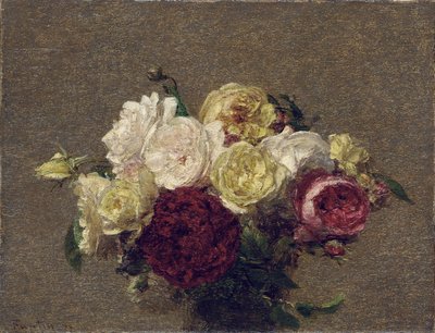 Bouquet of Roses by Ignace Henri Jean Fantin Latour