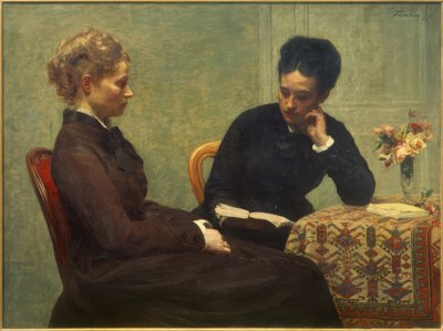 The Reading by Ignace Henri Jean Fantin Latour