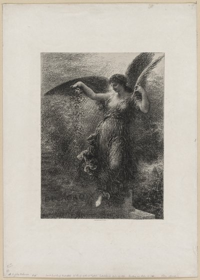 To Eugene Delacroix, 1890 by Ignace Henri Jean Fantin Latour