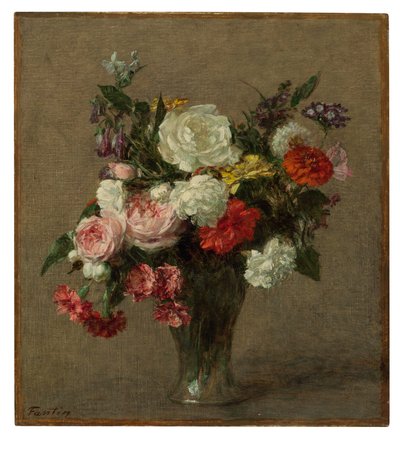 Flower Bouquet by Ignace Henri Jean Fantin Latour