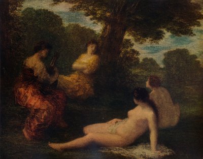 La Causerie by Ignace Henri Jean Fantin Latour