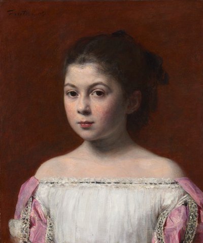 Marie-Yolande de Fitz-James, 1867 by Ignace Henri Jean Fantin Latour