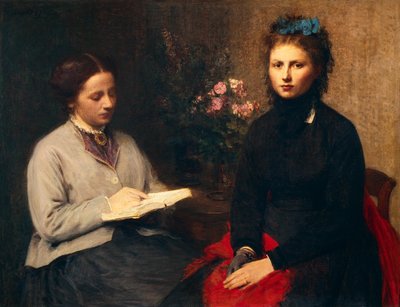 Reading by Ignace Henri Jean Fantin Latour