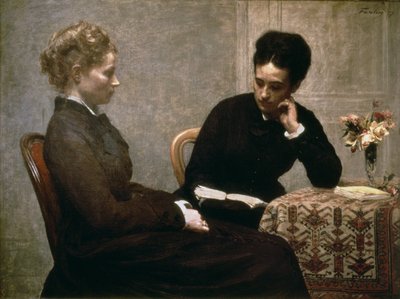 Reading by Ignace Henri Jean Fantin Latour