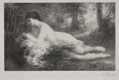 Reverie by Ignace Henri Jean Fantin Latour