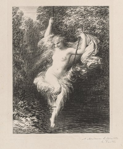 Sarah la Baigneuse by Ignace Henri Jean Fantin Latour