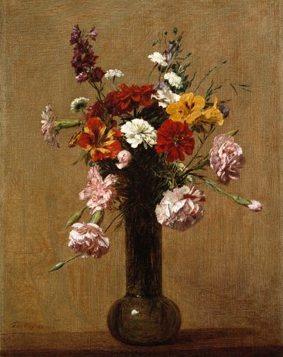 Small Bouquet by Ignace Henri Jean Fantin Latour