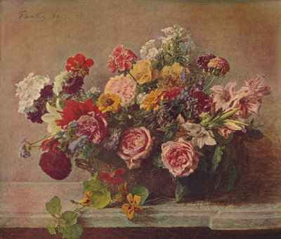 Summer Flowers, 1882 by Ignace Henri Jean Fantin Latour